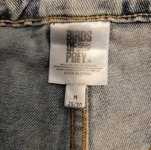 Birds of Prey Stars and Stripes Denim Shorts Size M (29/30) - Picture 5 of 5